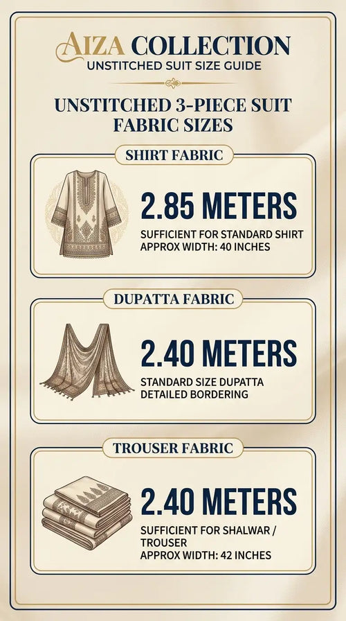 3pcs Unstiched Printed Lawn - Mehak Vol