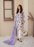 3pcs Unstitched Printed Lawn