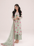 3pcs Unstitched Printed Lawn